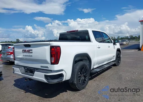 2023 GMC Sierra 1500 2Wd Short Box Elevation from USA, damaged, VIN 3GTPHCED1PG146126